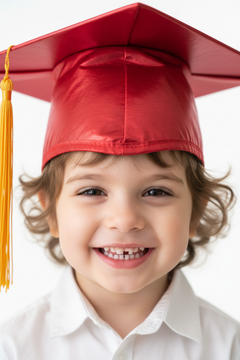 Shiny Red Kindergarten/Preschool Cap