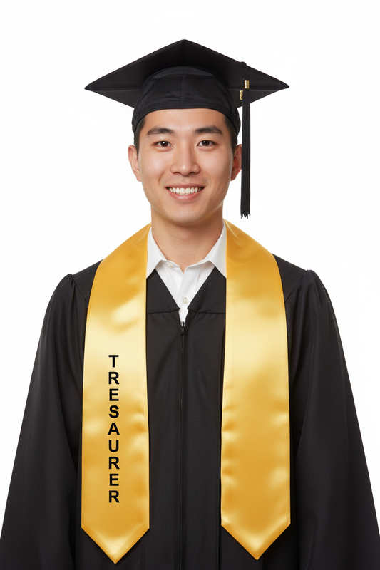 Treasurer Class Officer Stole model display