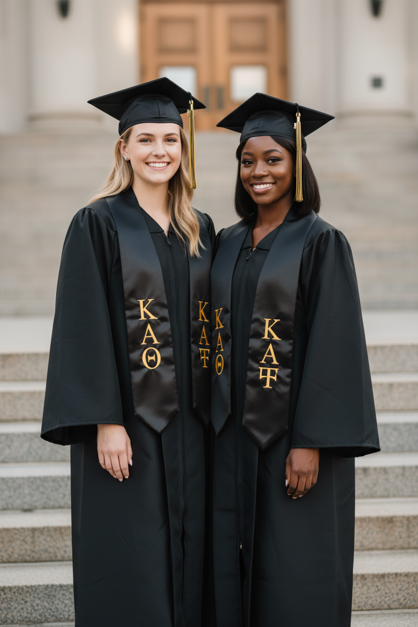 Kappa Alpha Theta Greek Lettered Stole