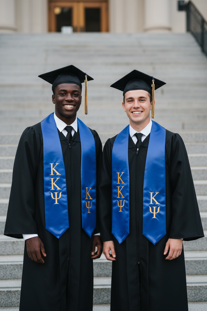 Kappa Kappa Psi Greek Lettered Stole