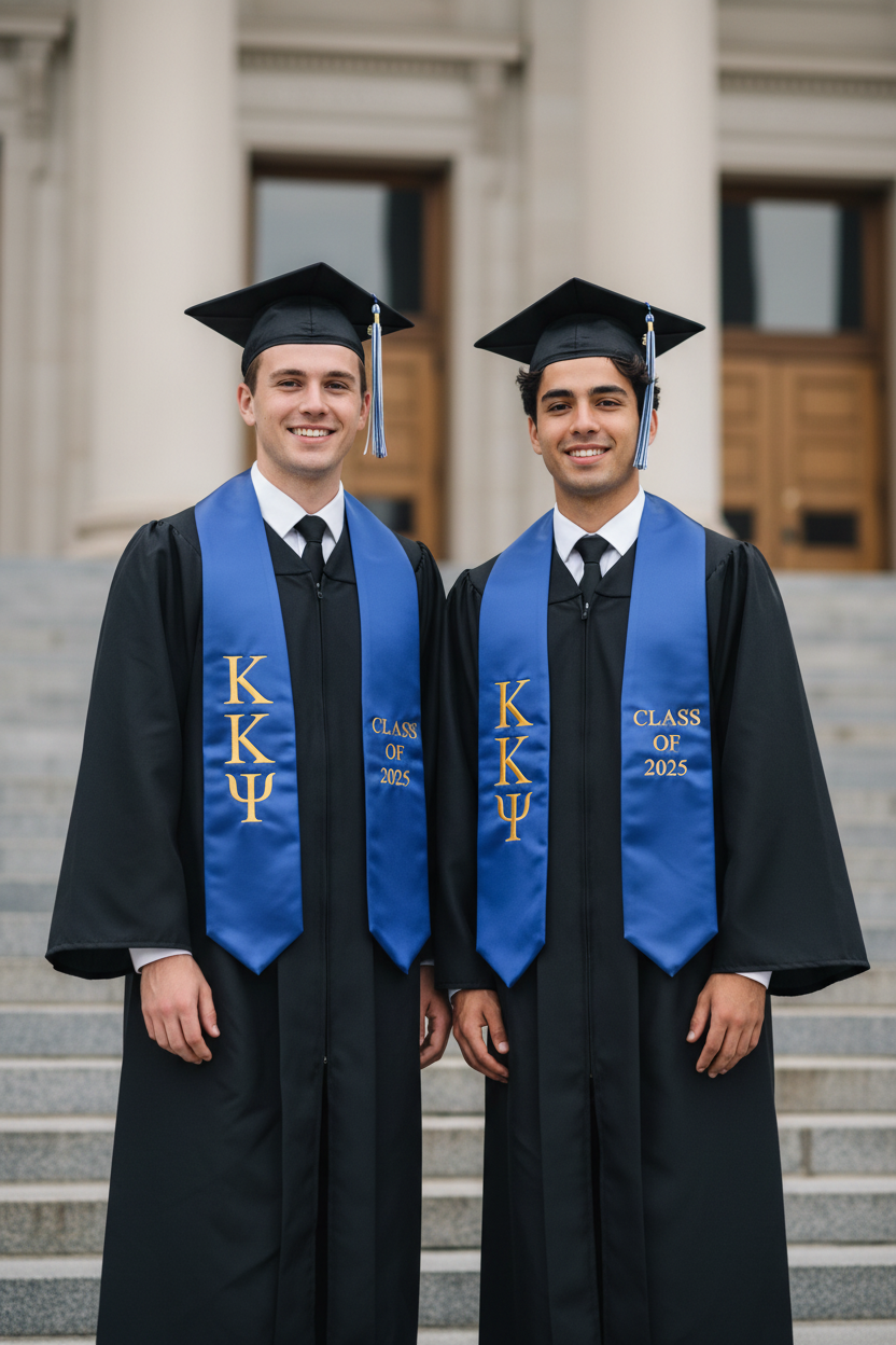 Kappa Kappa Psi Lettered Stole w/ Year