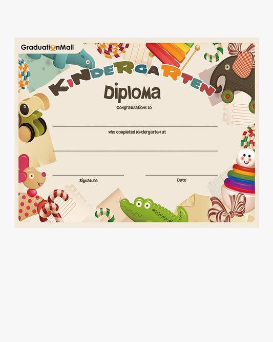 Kindergarten/Preschool Diploma - Graduation Seller