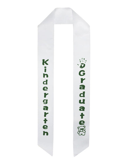 Kindergarten Graduation Sash Stole - 5 Colors Available - Graduation Seller