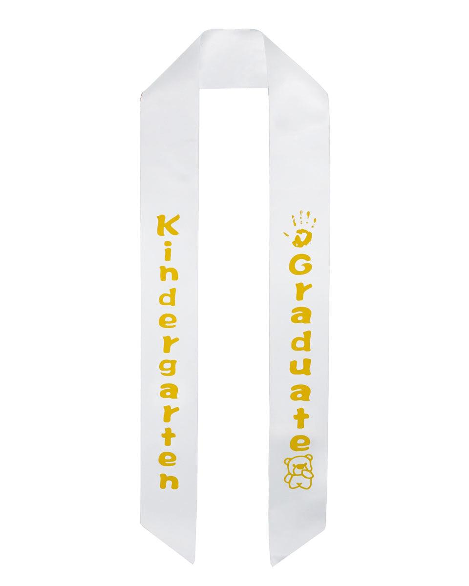 Kindergarten Graduation Sash Stole - 5 Colors Available - Graduation Seller