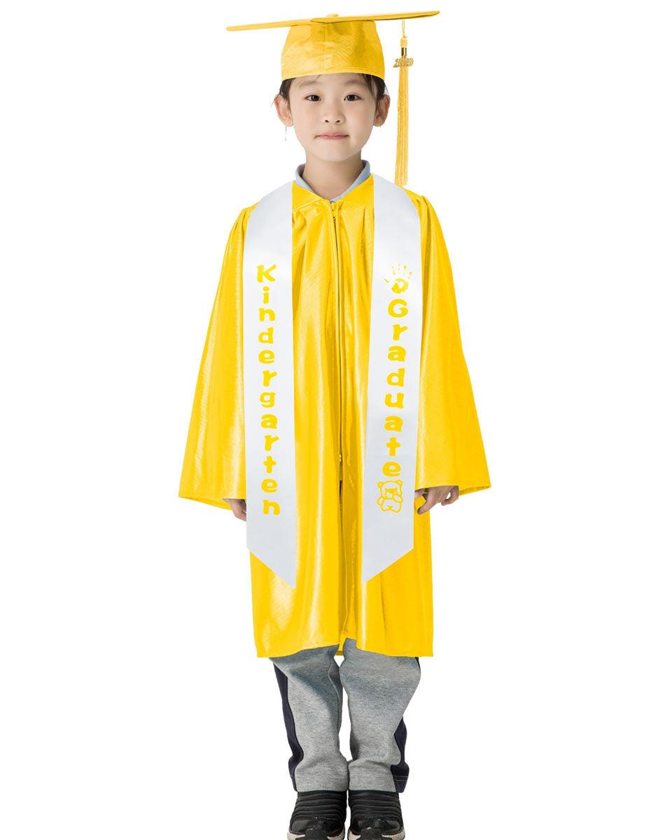 Kindergarten Graduation Sash Stole - 5 Colors Available - Graduation Seller