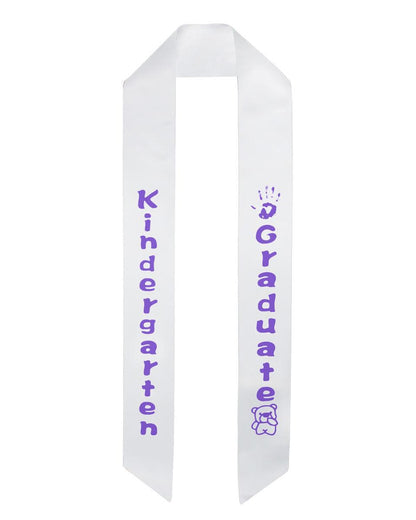 Kindergarten Graduation Sash Stole - 5 Colors Available - Graduation Seller