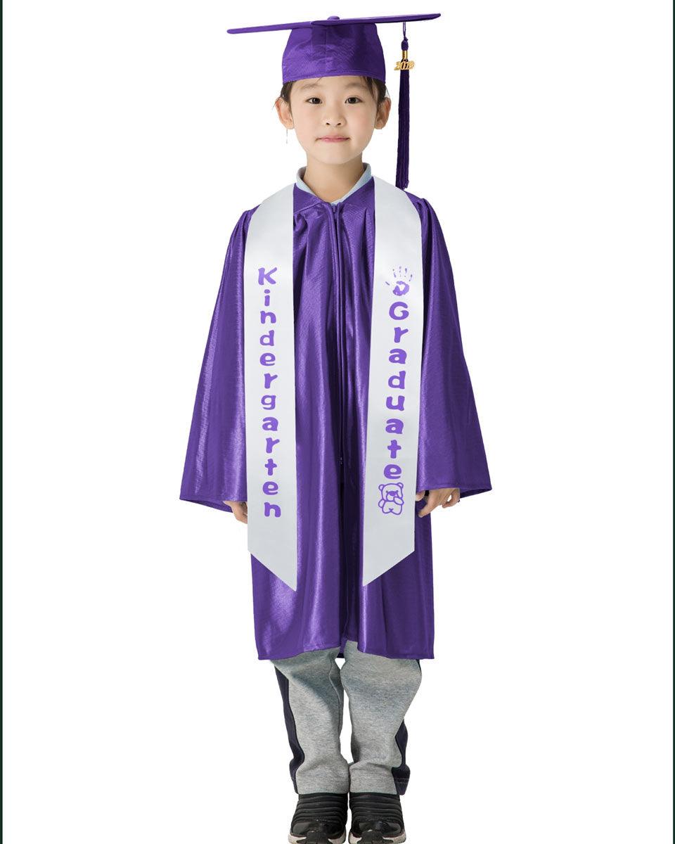 Kindergarten Graduation Sash Stole - 5 Colors Available - Graduation Seller