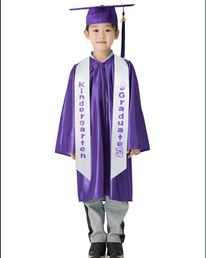 Kindergarten Graduation Sash Stole - 5 Colors Available - Graduation Seller