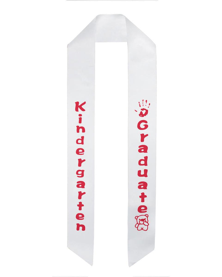 Kindergarten Graduation Sash Stole - 5 Colors Available - Graduation Seller