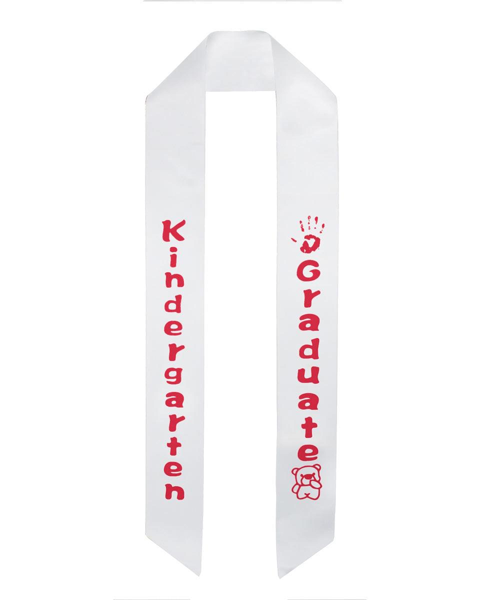 Kindergarten Graduation Sash Stole - 5 Colors Available - Graduation Seller