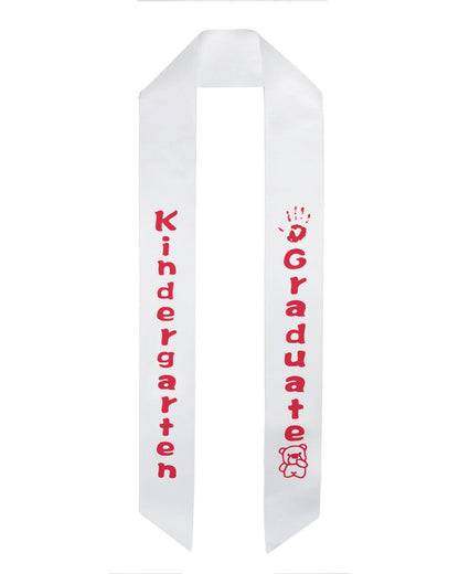 Kindergarten Graduation Sash Stole - 5 Colors Available - Graduation Seller
