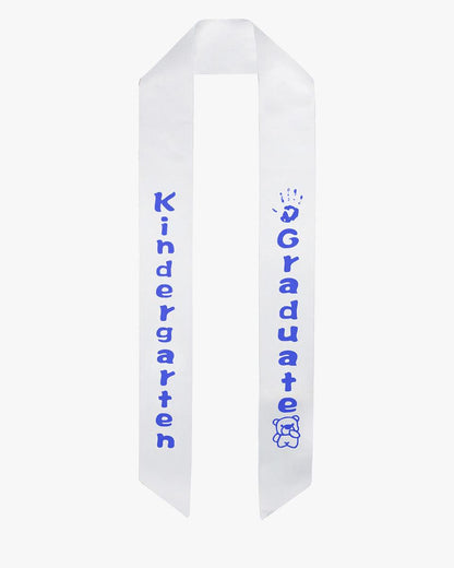 Kindergarten Graduation Sash Stole - 5 Colors Available - Graduation Seller