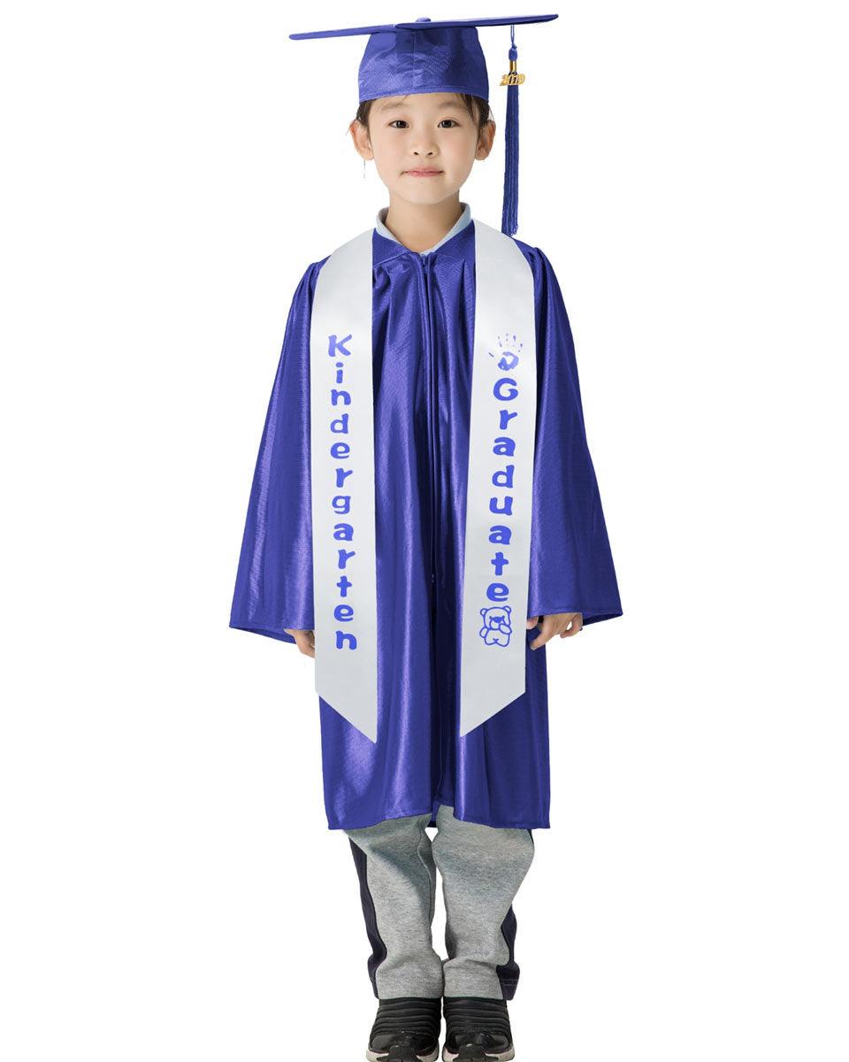 Kindergarten Graduation Sash Stole - 5 Colors Available - Graduation Seller