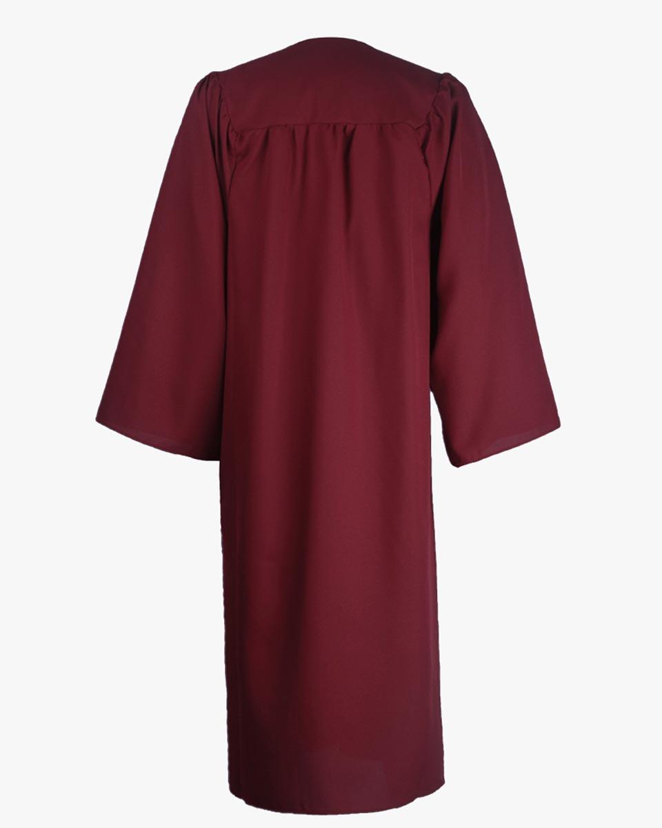 High School Premium Matte Graduation Gown Only - 12 Colors Available - Graduation Seller