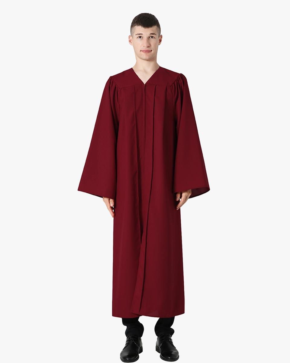 High School Premium Matte Graduation Gown Only - 12 Colors Available - Graduation Seller