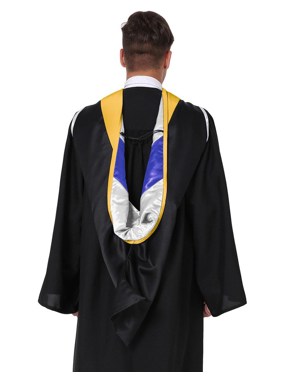 Deluxe Master Hood - 20 Color Combinations Available - Graduation Seller