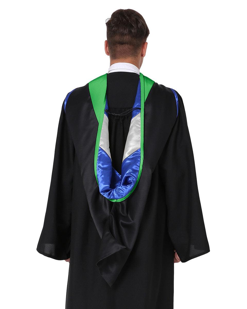 Deluxe Master Hood - 20 Color Combinations Available - Graduation Seller