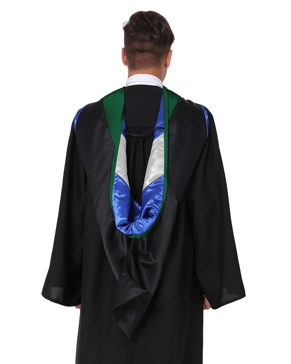 Deluxe Master Hood - 20 Color Combinations Available - Graduation Seller