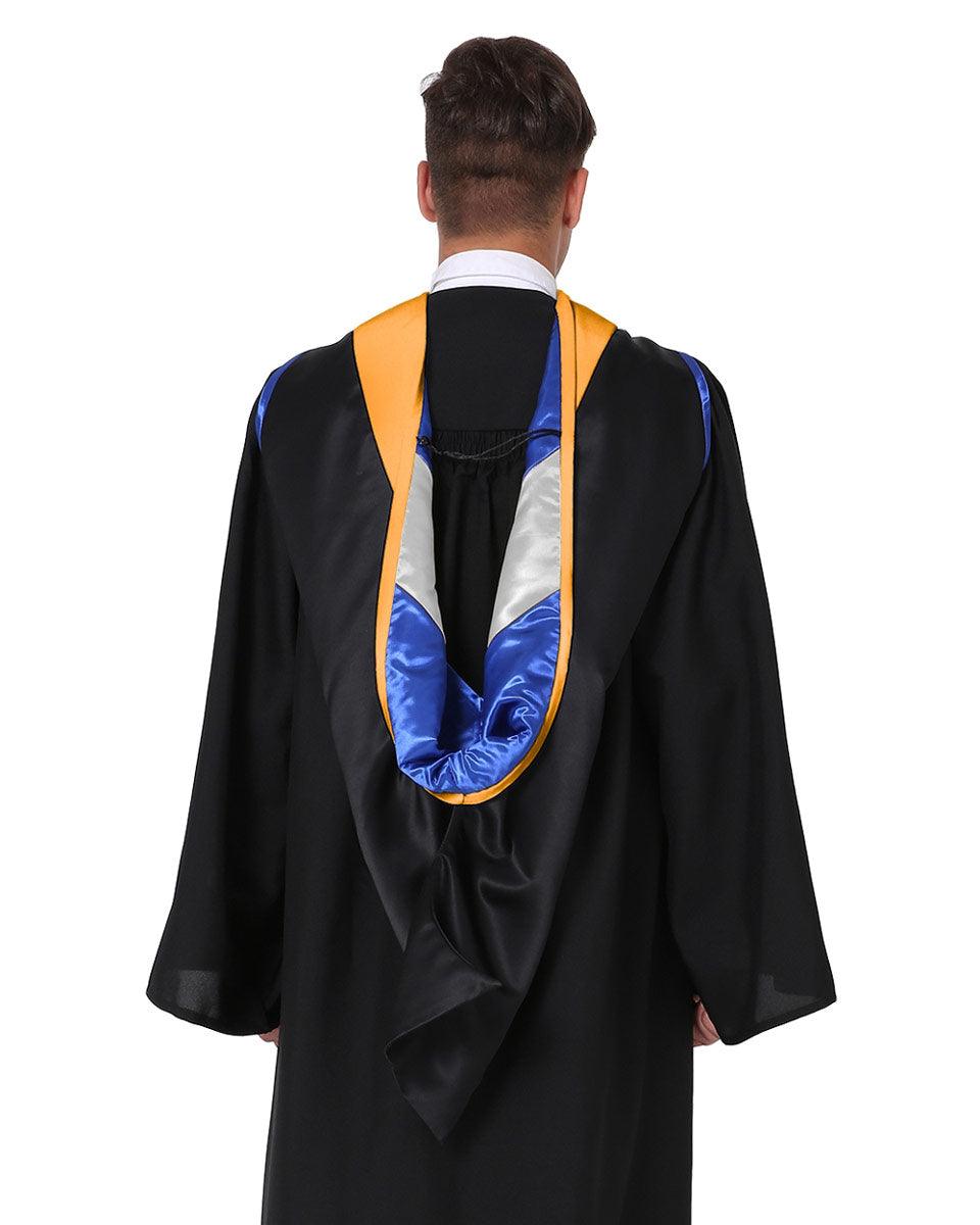 Deluxe Master Hood - 20 Color Combinations Available - Graduation Seller