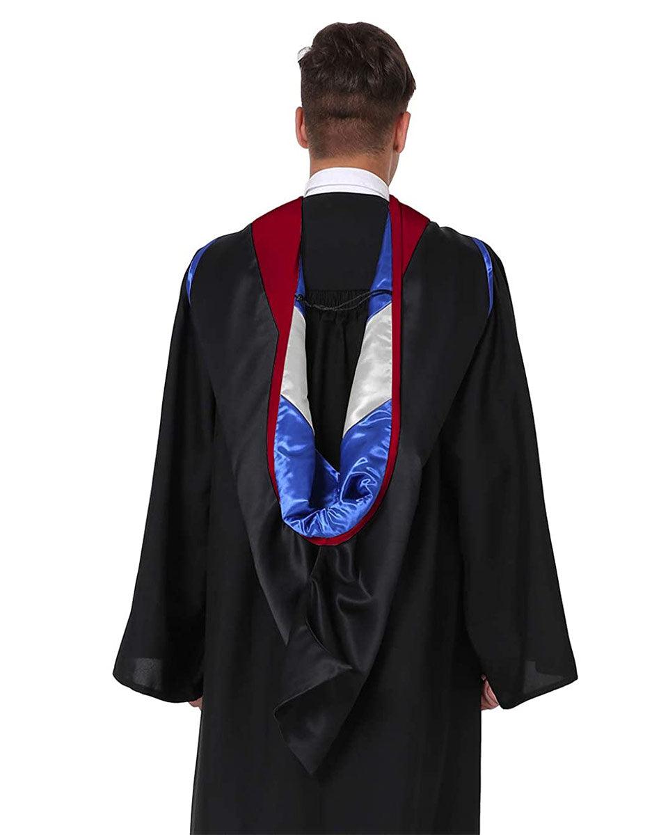 Deluxe Master Hood - 20 Color Combinations Available - Graduation Seller