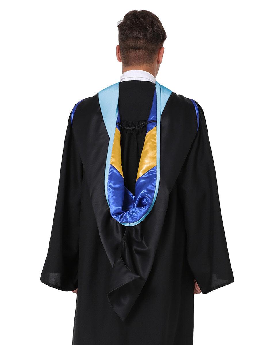 Deluxe Master Hood - 20 Color Combinations Available - Graduation Seller