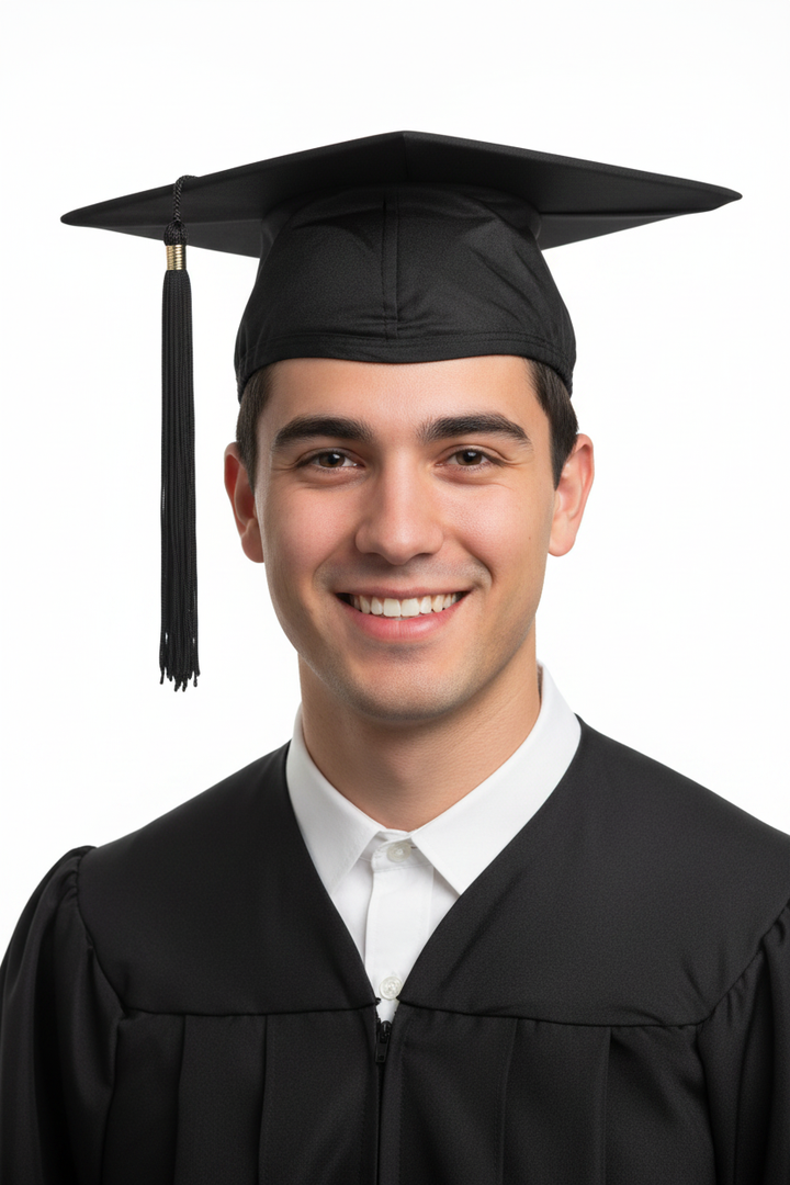 Matte Black Graduation Cap