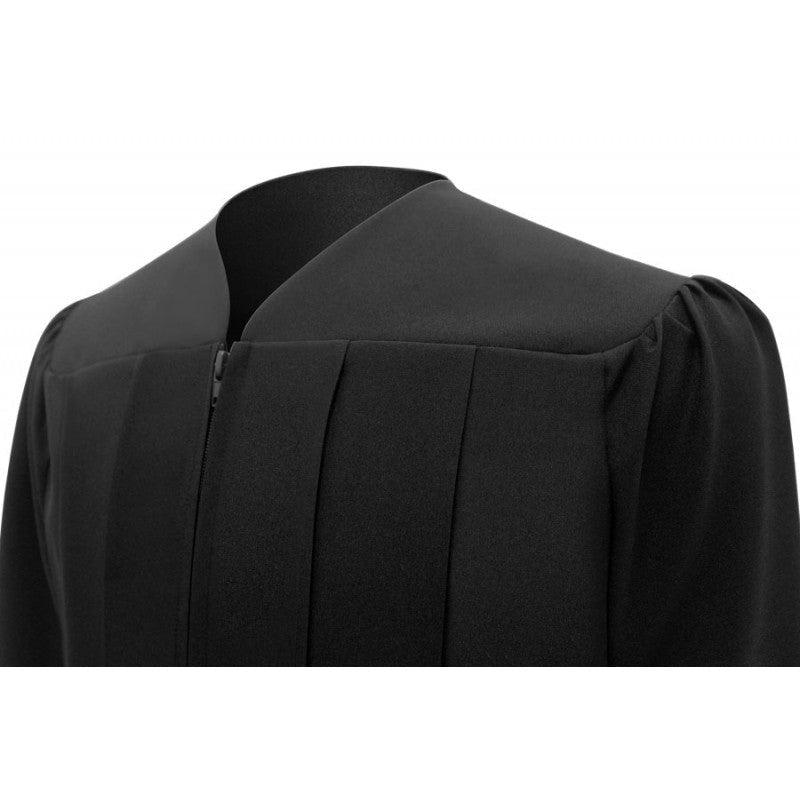 Matte Black High School Cap & Gown - Graduation Seller