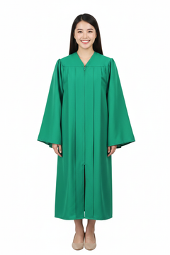 Matte Emerald Green Bachelors Academic Gown