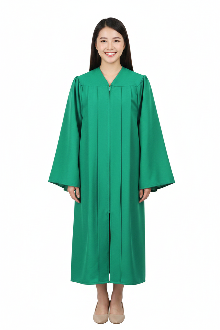 Matte Emerald Green Bachelors Academic Gown