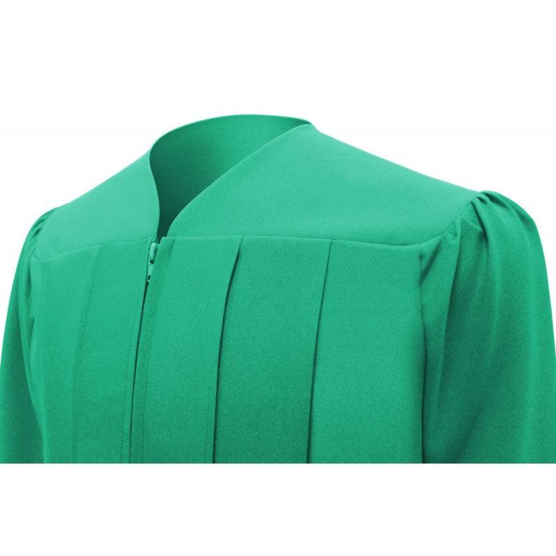 Matte Emerald Green High School Cap & Gown - Graduation Seller