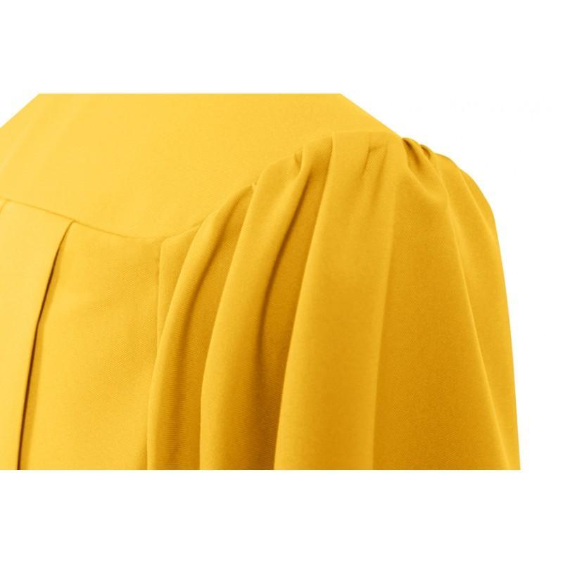 Matte Gold High School Cap & Gown - Graduation Seller