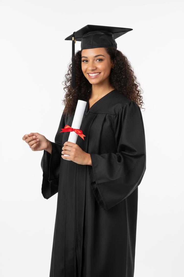 Matte High School Graduation Gown