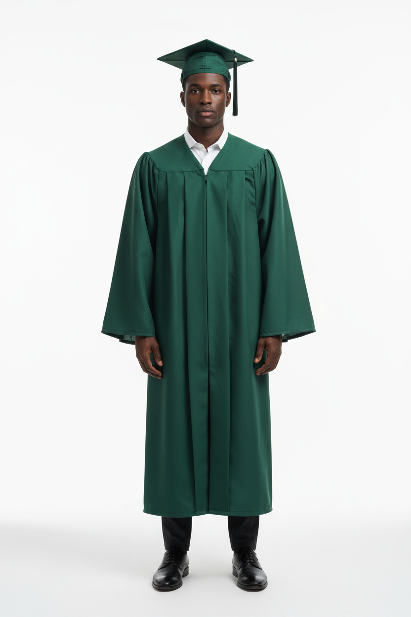 Matte Hunter Bachelors Academic Gown