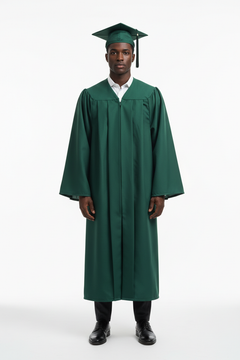 Matte Hunter Bachelors Academic Gown