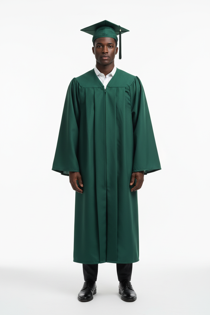 Matte Hunter Bachelors Academic Gown