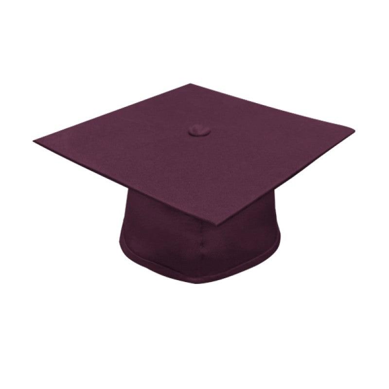 Matte Maroon Bachelors Cap & Gown - Graduation Seller