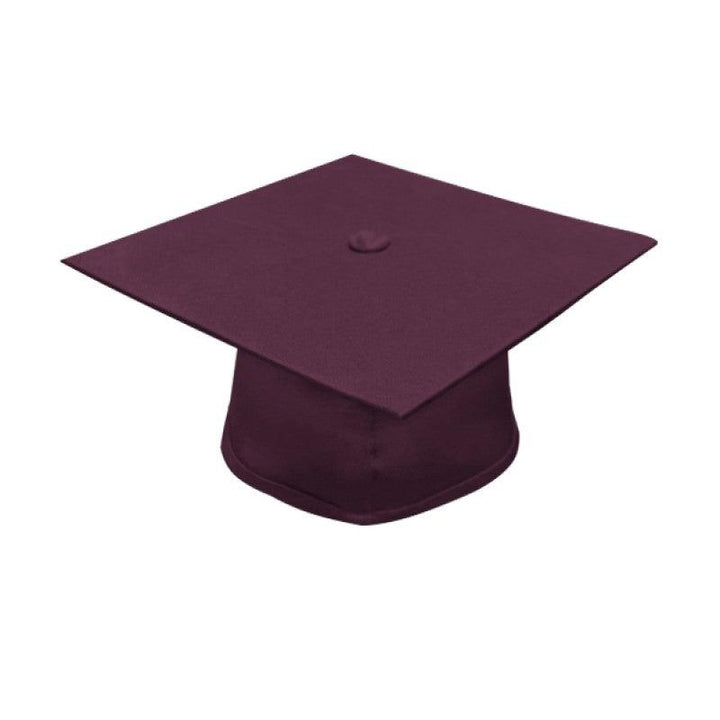 Matte Maroon Bachelors Academic Cap & Gown - Graduation Seller