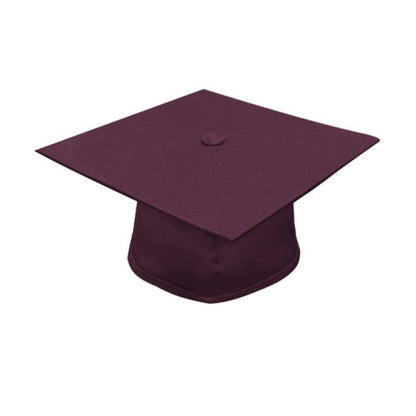 Matte Maroon Junior High/Middle School Cap & Gown - Graduation Seller