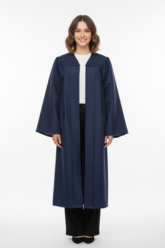 Matte Navy Blue Bachelors Gown