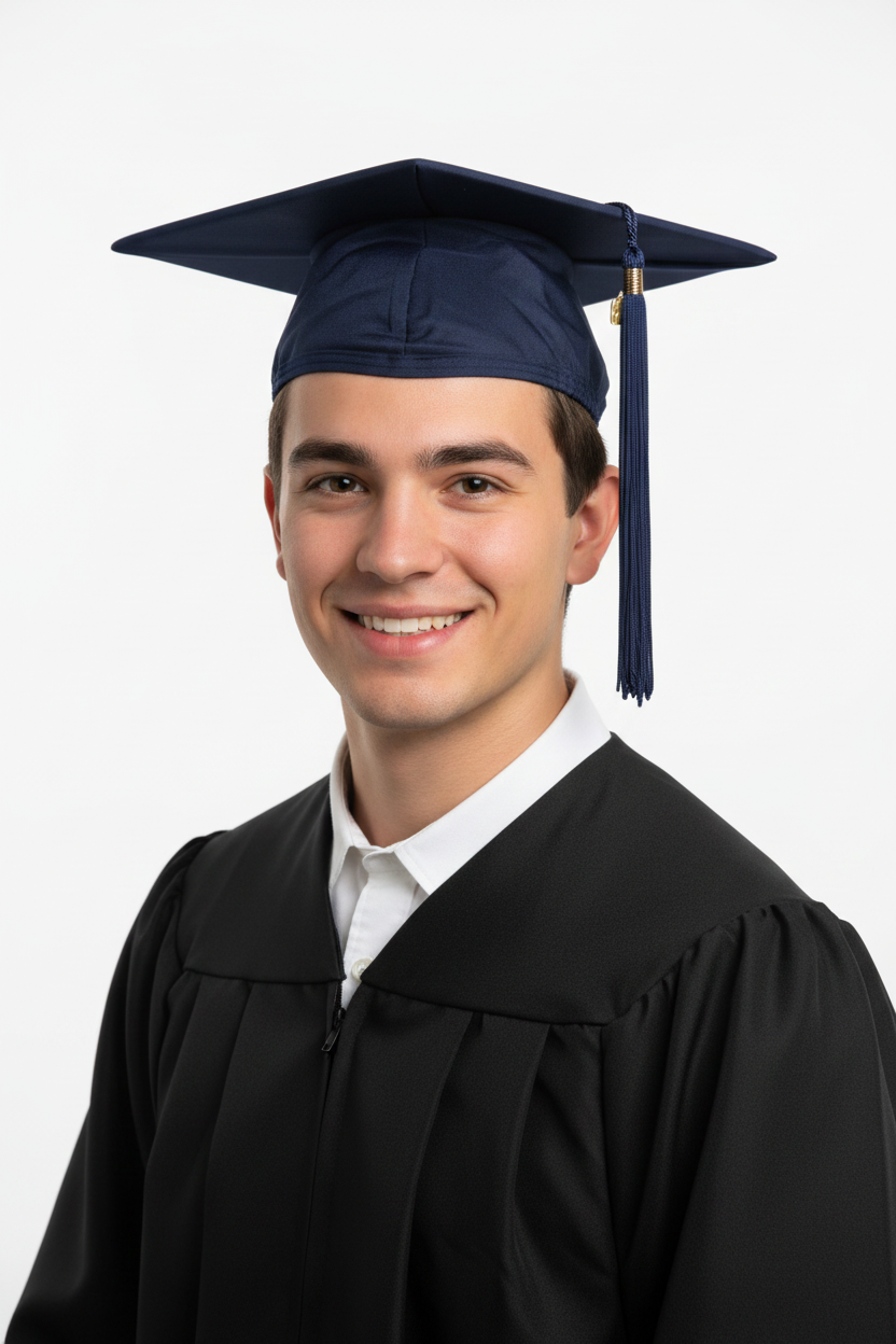 Matte Navy Blue Cap