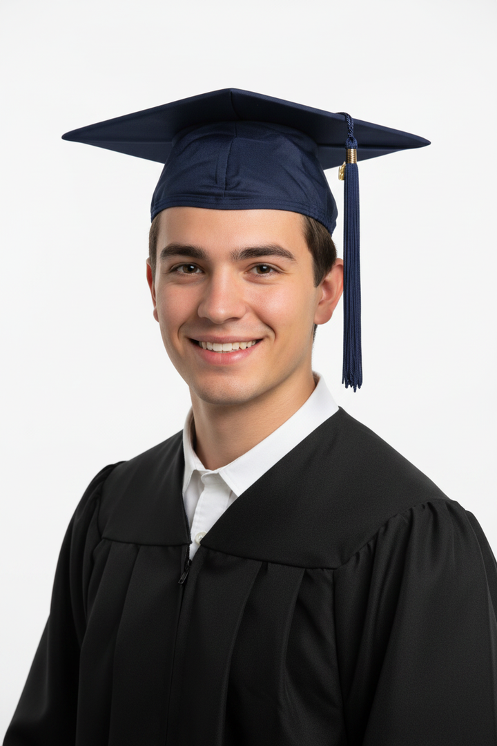 Matte Navy Blue Cap