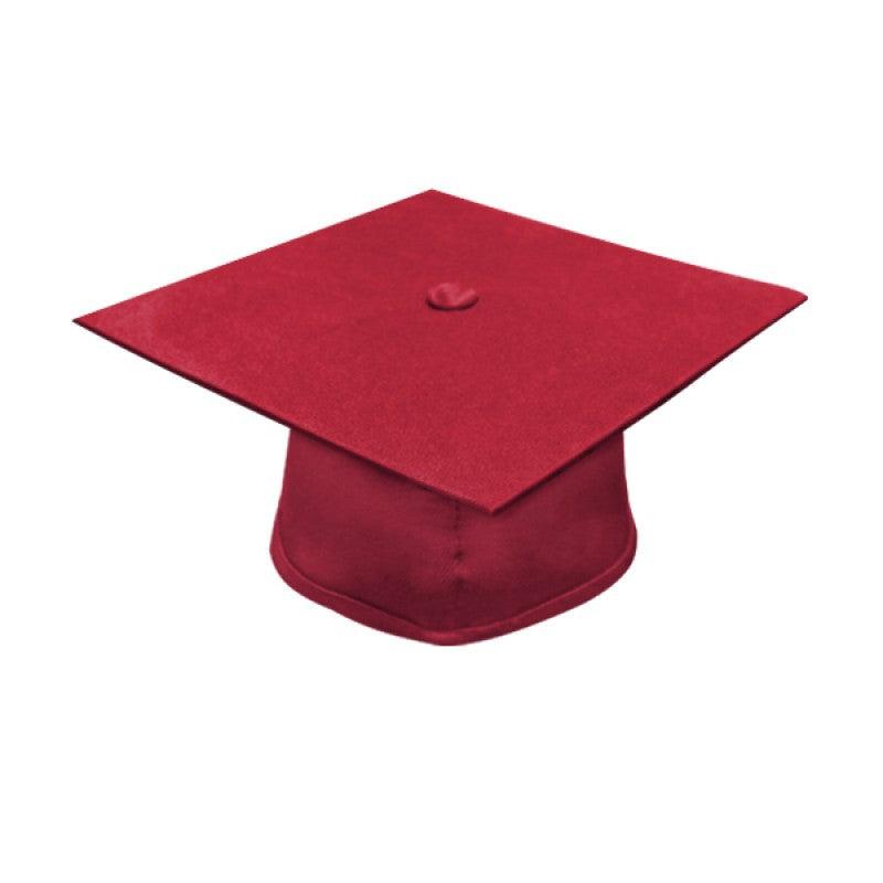Matte Red Junior High/Middle School Cap & Gown - Graduation Seller