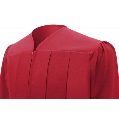 Matte Red Junior High/Middle School Cap & Gown - Graduation Seller