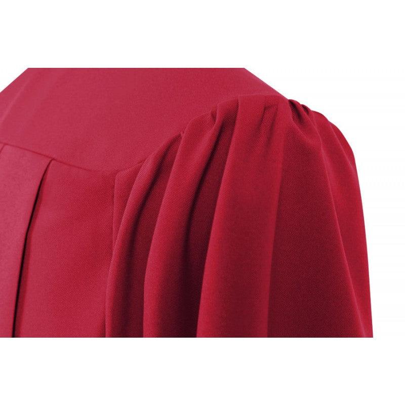 Matte Red Junior High/Middle School Cap & Gown - Graduation Seller
