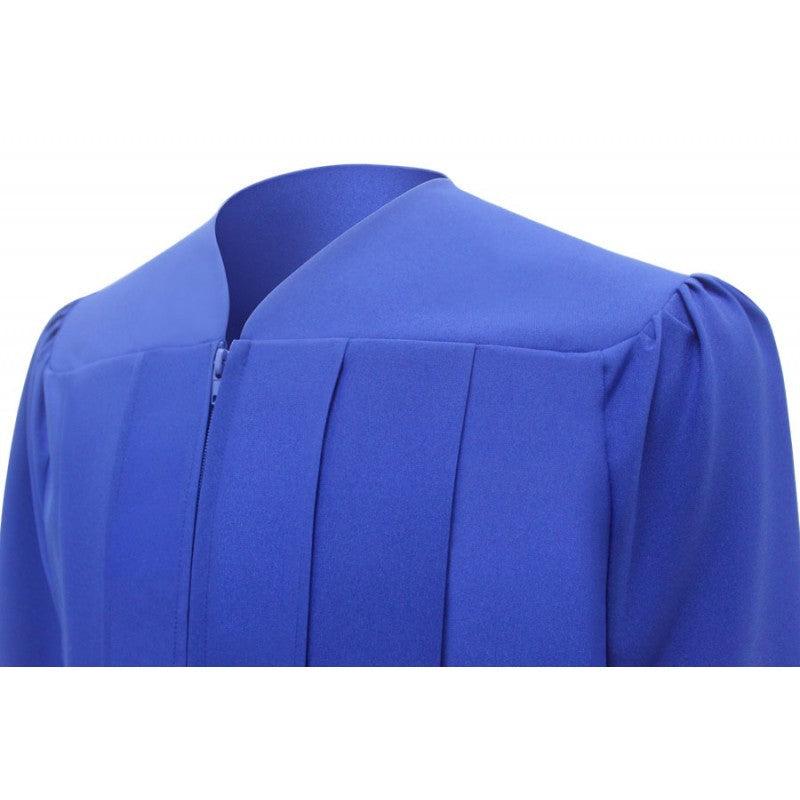 Matte Royal Blue High School Cap & Gown - Graduation Seller