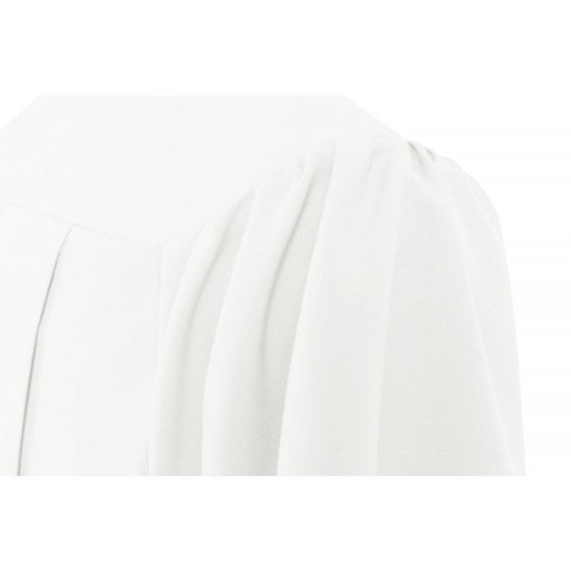 Matte White Elementary Cap & Gown - Graduation Seller