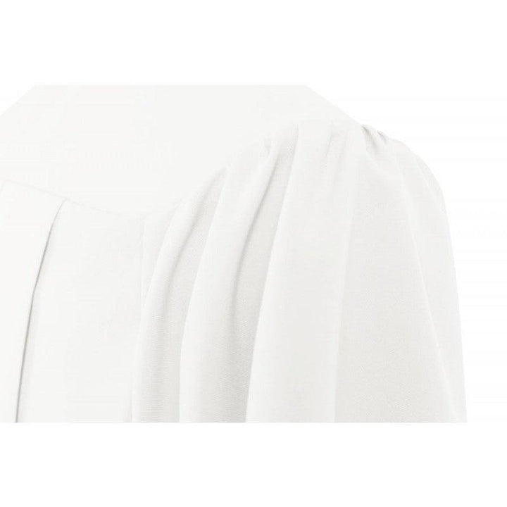 Matte White Junior High/Middle School Cap & Gown - Graduation Seller