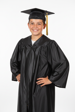 12 Colors Shiny Junior High/Middle School Graduation Gown