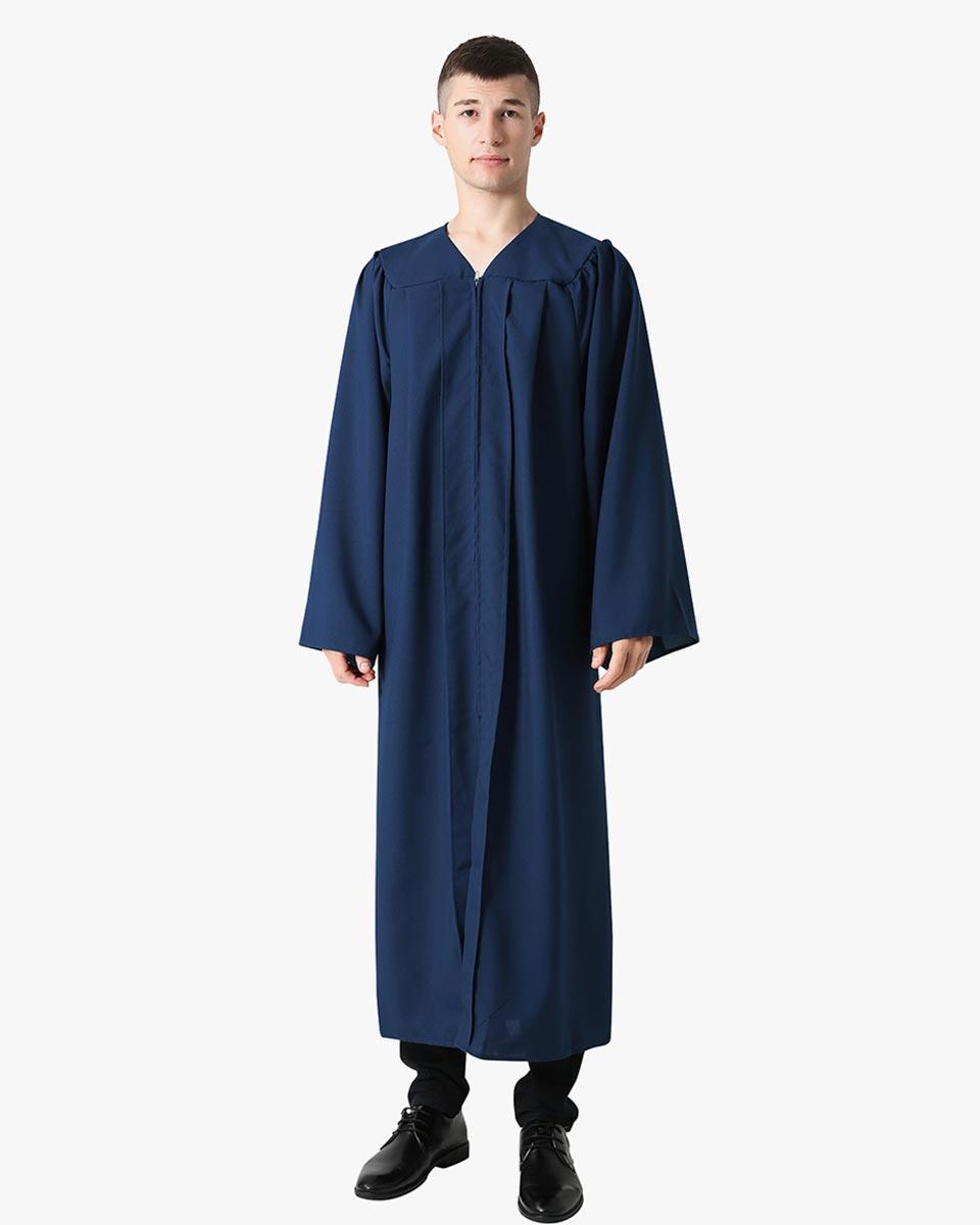 High School Premium Matte Graduation Gown Only - 12 Colors Available - Graduation Seller