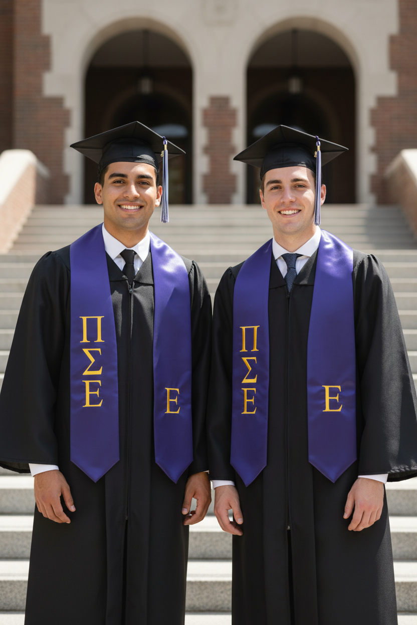 Pi Sigma Epsilon Greek Lettered Stole